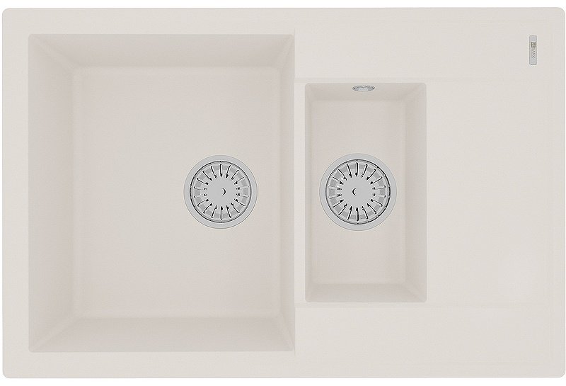 Кухонная мойка Lemark 9910040 врезная 76х50х19.7 см, искусственный гранит