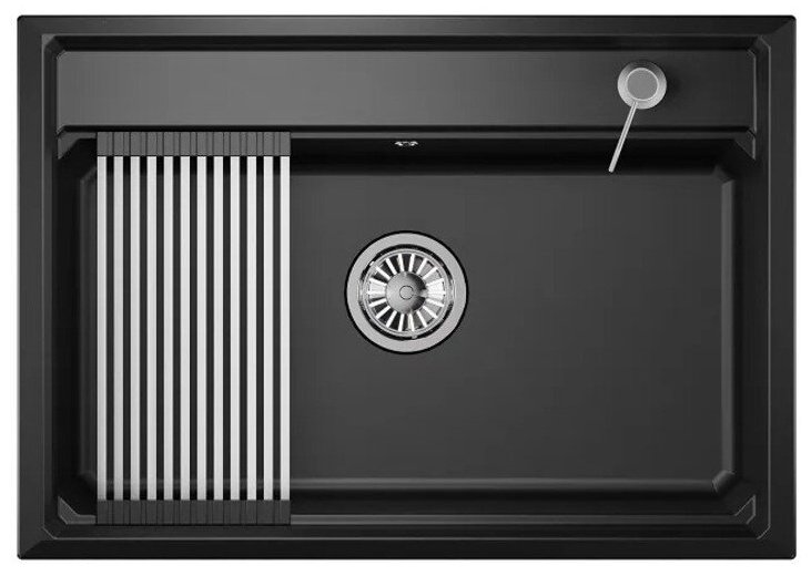 Кухонная мойка GRANULA KS-7301 интегрированная 73х51х23 см, кварцевый песок