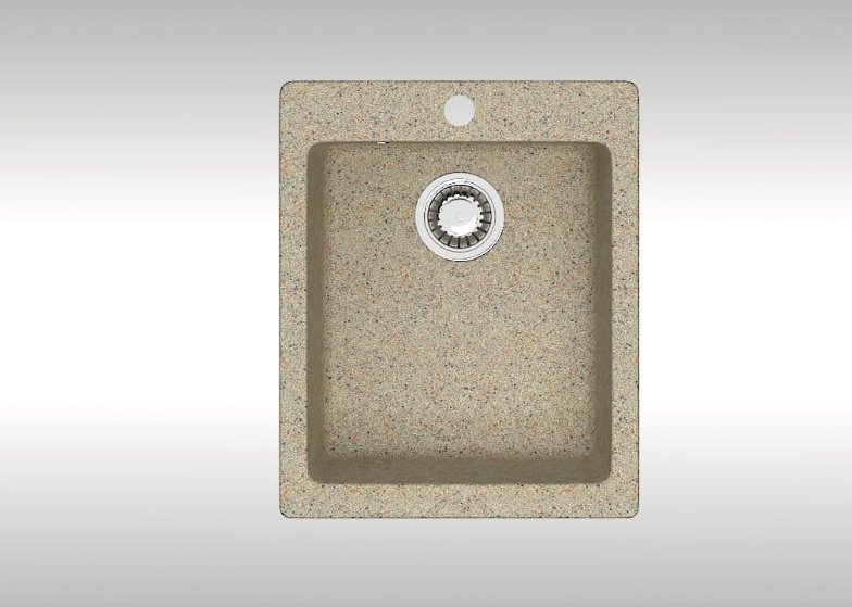 Кухонная мойка Marrbaxx 8/Q5 врезная 42х50х19 см, искусственный камень, тон песочный