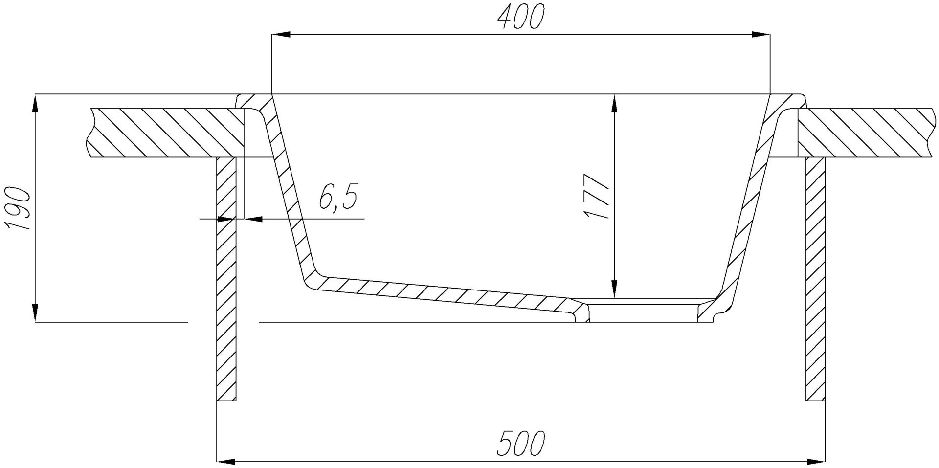 Кухонная мойка Акватон Парма графит 1A713032PM210 врезная 51х47х17.5 см, литой мрамор