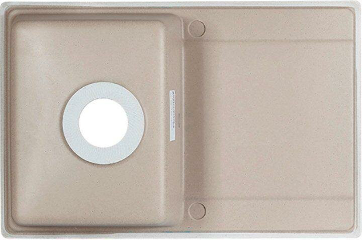 Кухонная мойка GRANULA 7602 врезная 76х50х20 см, кварцевый песок купить,171800