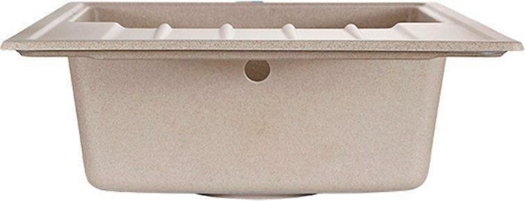 Кухонная мойка GRANULA 7602 врезная 76х50х20 см, кварцевый песок