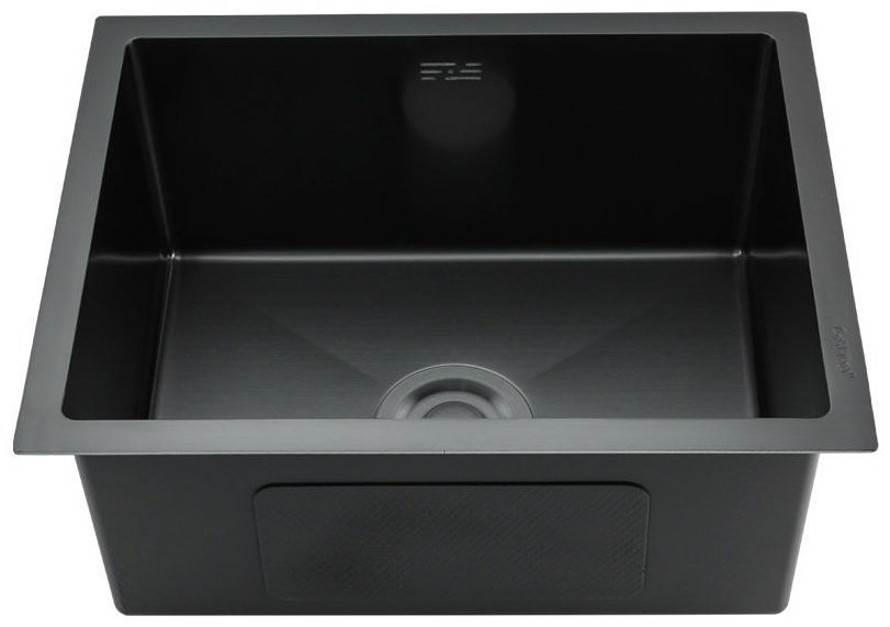 Кухонная мойка Gappo GS5040-6 врезная 50х40х21.5 см, нержавеющая сталь, тон графитовый