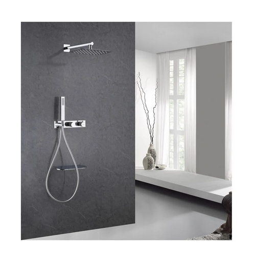 Душевая система Abber Rund AF8750 хром