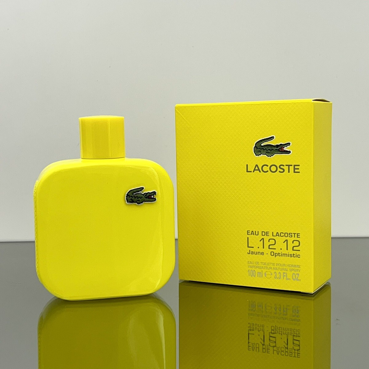 Туалетная вода Lacoste L.12.12 Yellow Jaune-Optimistic 100ml купить,NaN