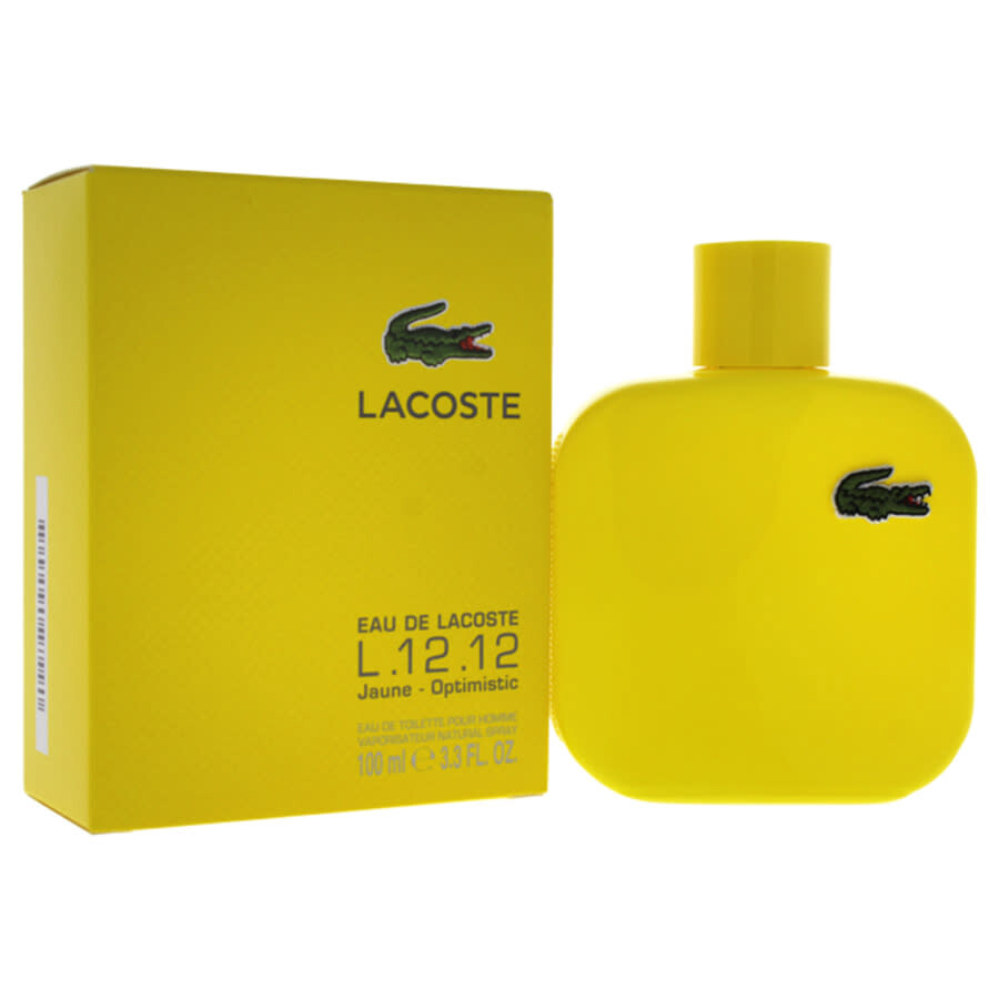 Туалетная вода Lacoste L.12.12 Yellow Jaune-Optimistic 100ml купить,NaN