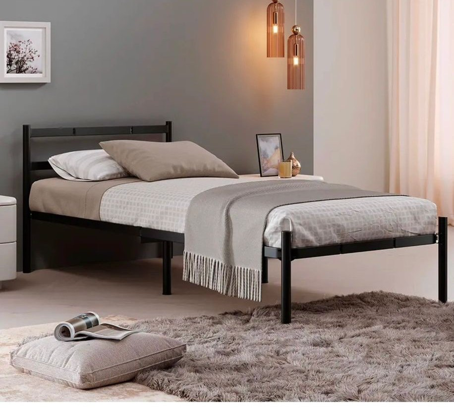 Кровать Квадрат Мета 90x200см черная купить,NaN