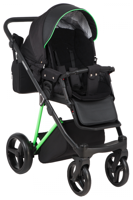 Коляска 3в1 Adamex Christiano Fluo Green купить,NaN
