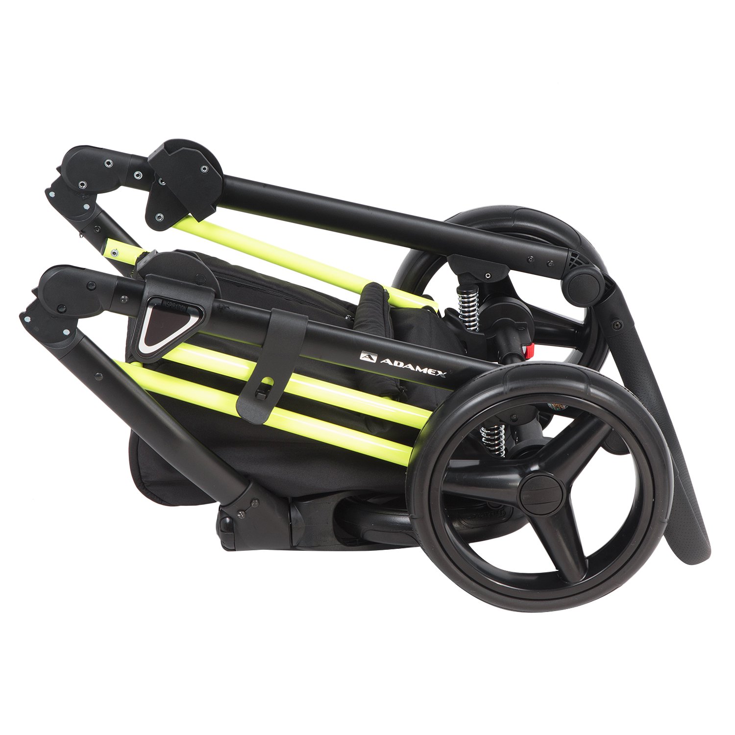 Коляска 2в1 Adamex Christiano Fluo Yellow купить,NaN