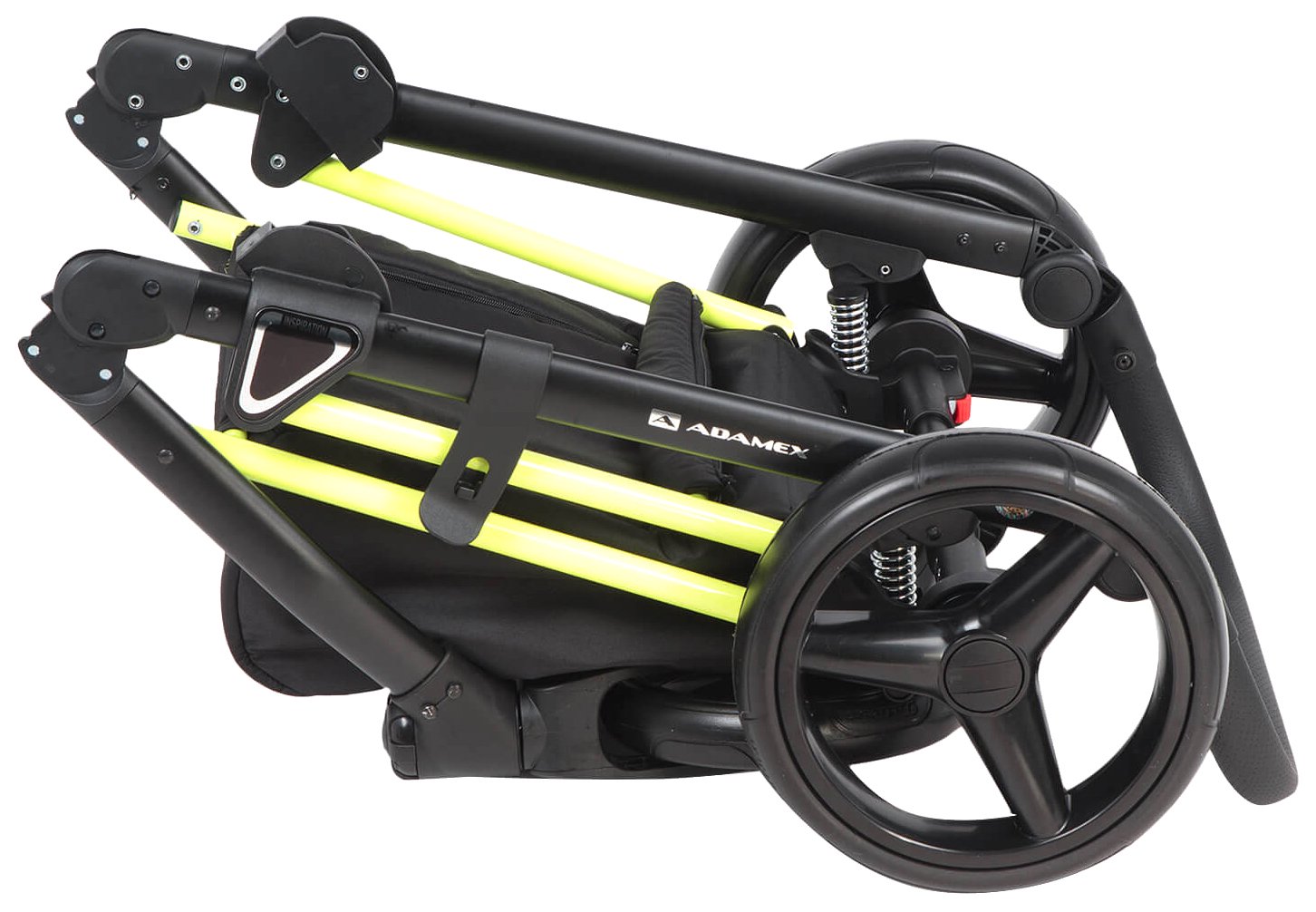 Коляска 3в1 Adamex Christiano Fluo Yellow купить,NaN