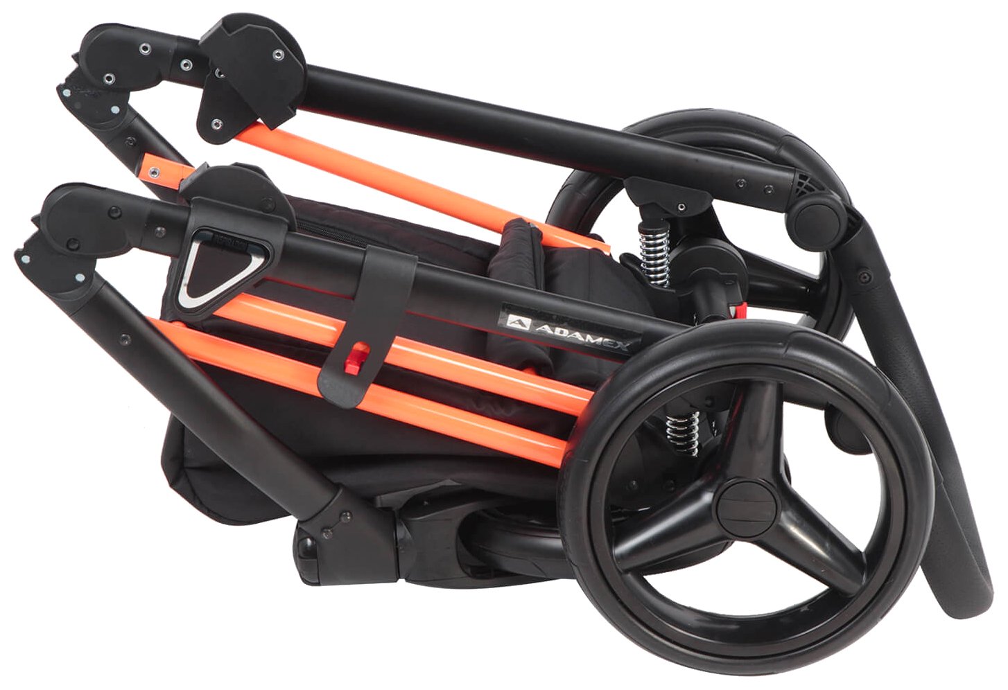 Коляска 3в1 Adamex Christiano Fluo Orange купить,NaN