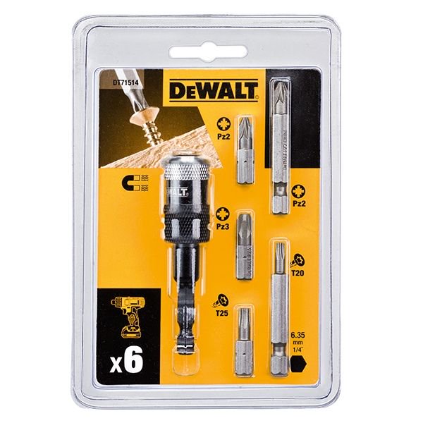 Набор бит DeWalt DT71514 6 предметов купить,NaN