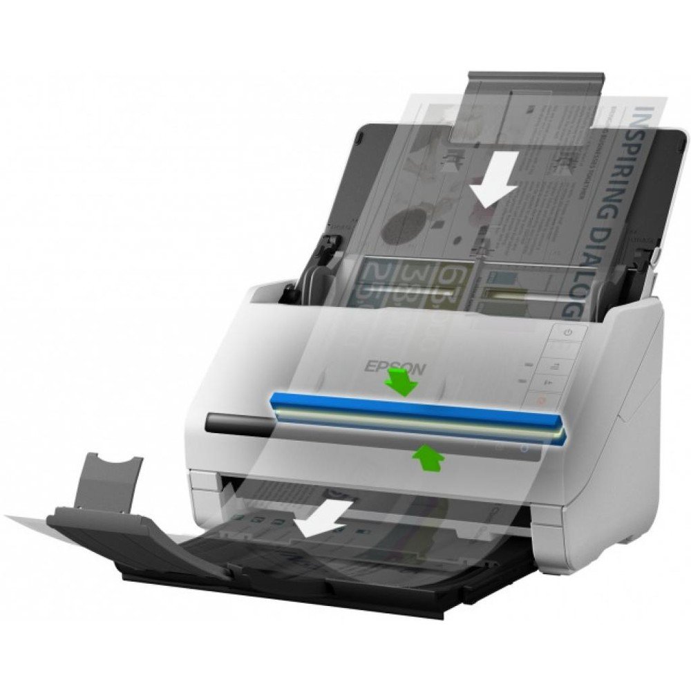 Сканер Epson WorkForce DS-530 белый купить,NaN