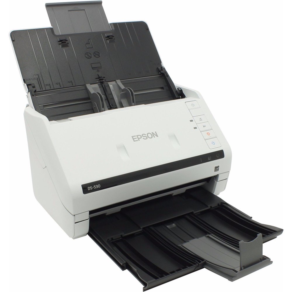Сканер Epson WorkForce DS-530 белый купить,NaN