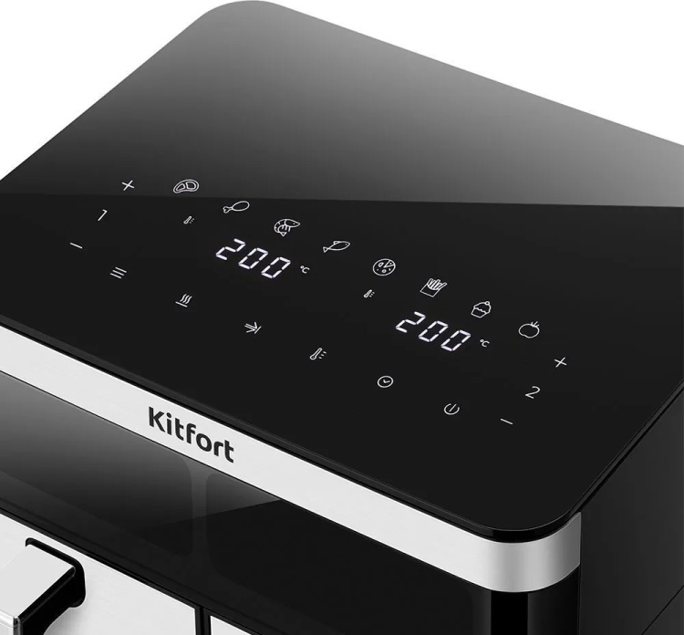 Аэрогриль Kitfort КТ-8110 black/silver