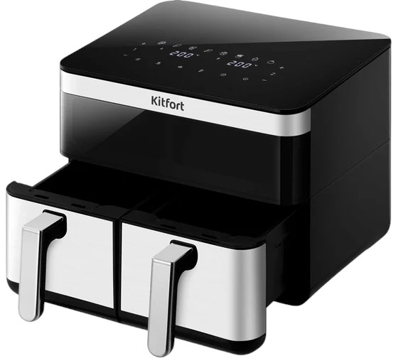 Аэрогриль Kitfort КТ-8110 black/silver