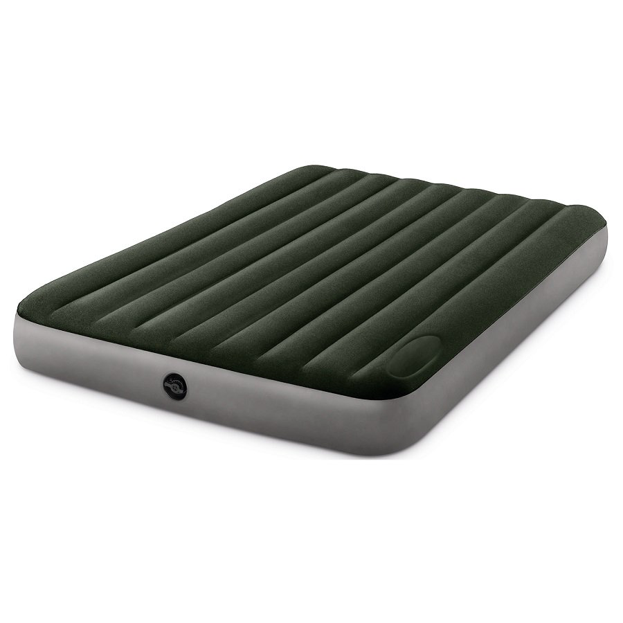 Матрас надувной Intex Dura-Beam Queen 64763 152х203х25см черный купить,NaN