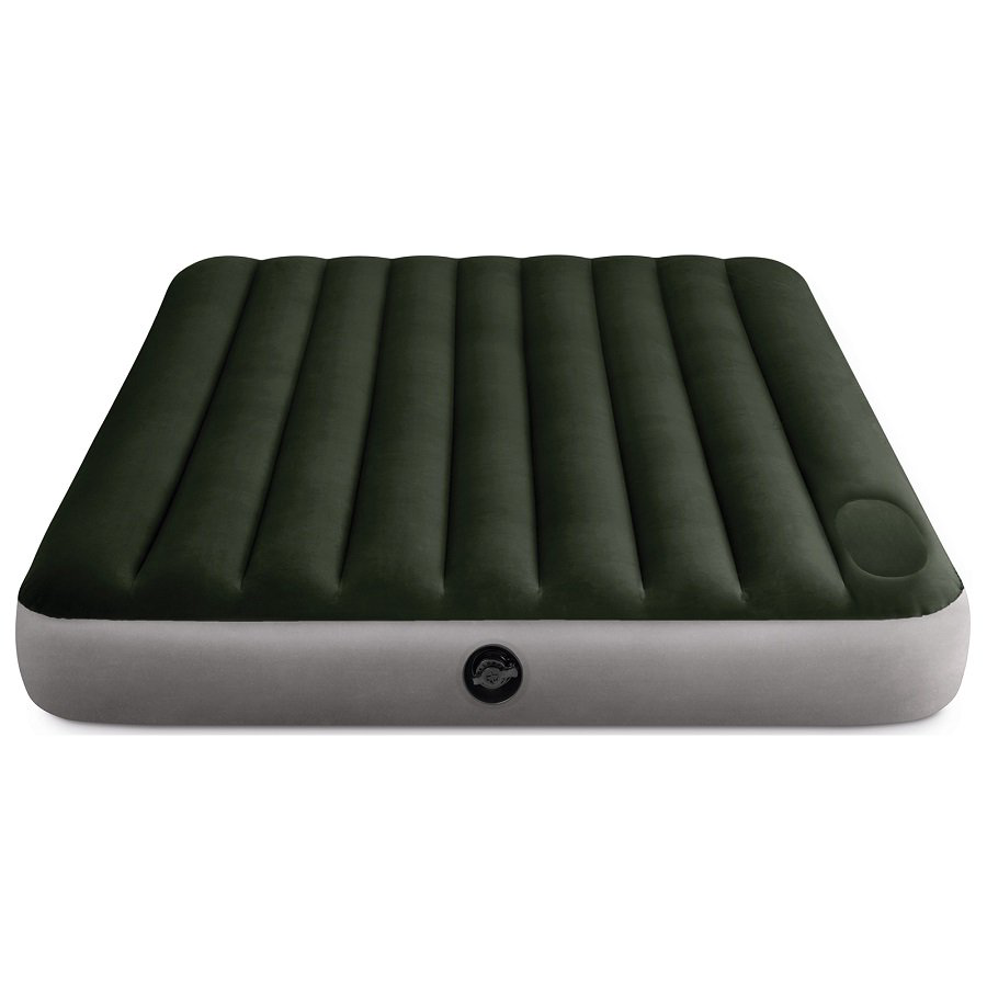 Матрас надувной Intex Dura-Beam Queen 64763 152х203х25см черный купить,NaN