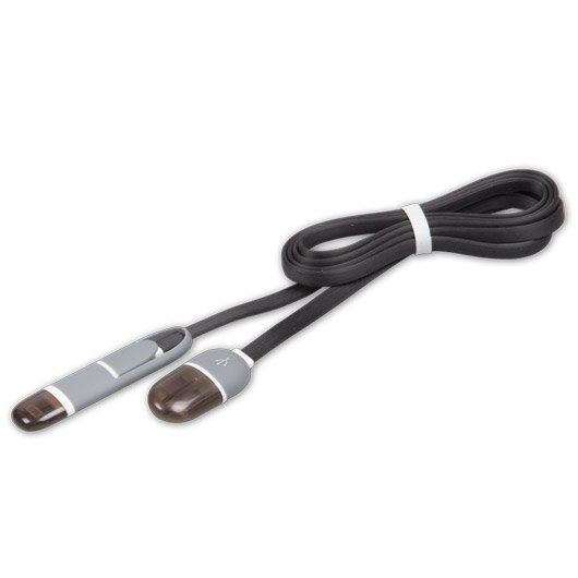 Кабель Ritmix RCC-200 lightning черный