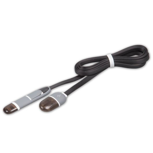 Кабель Ritmix RCC-200 lightning черный