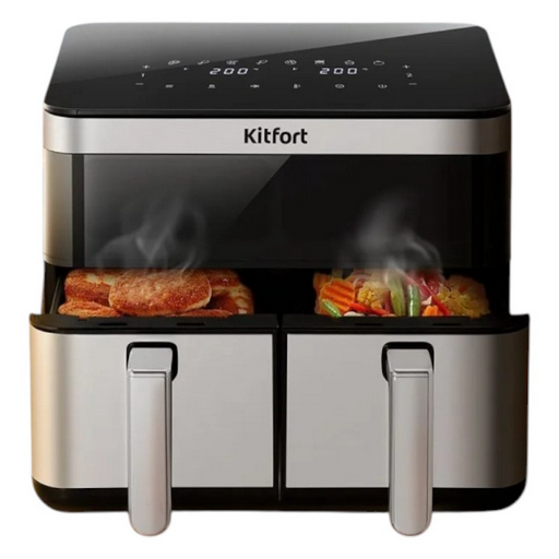 Аэрогриль Kitfort КТ-8110 black/silver