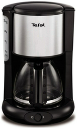 Кофеварка капельная Tefal CM361838 черно-серебристая
