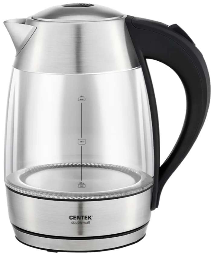 Электрочайник Centek CT-0012 1.7 л серебристый