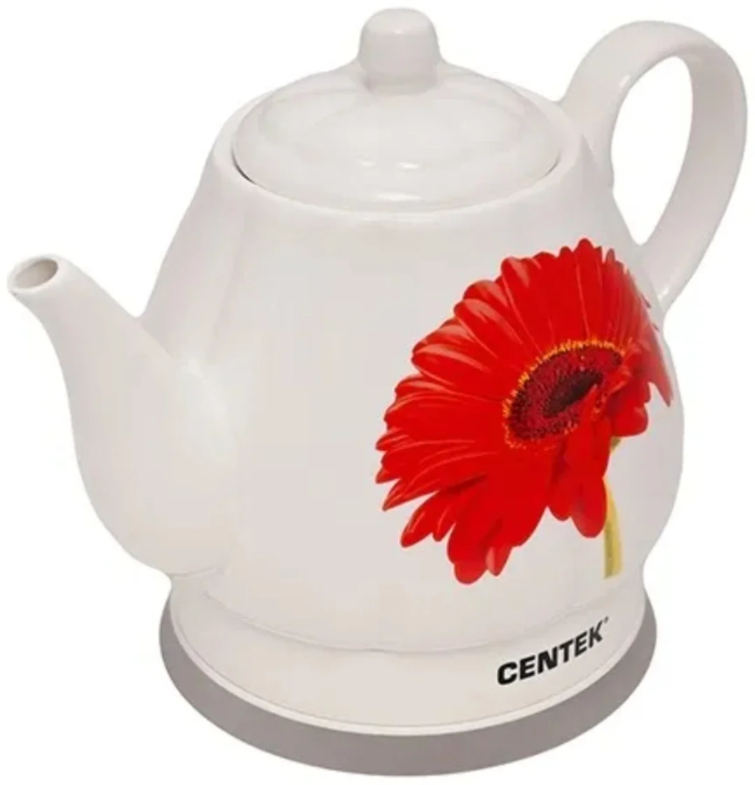 Электрочайник Centek CT-0062 2 л бело-красный