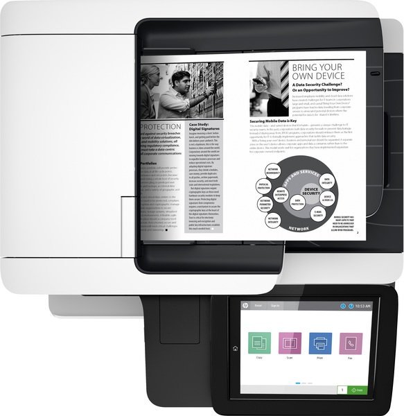 МФУ HP LaserJet Enterprise MFP M528dn 1PV64A белое купить,0