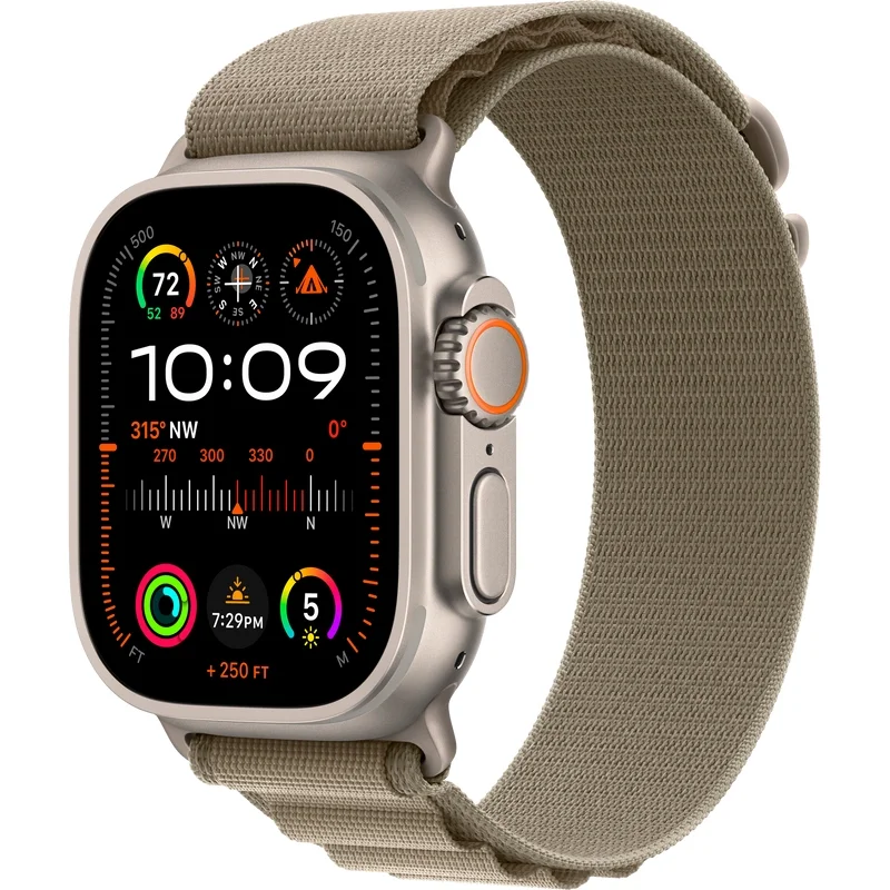 Смарт-часы Apple Watch Ultra 2 GPS + Cellular 49mm MREX3 Olive Alpine Loop — S
