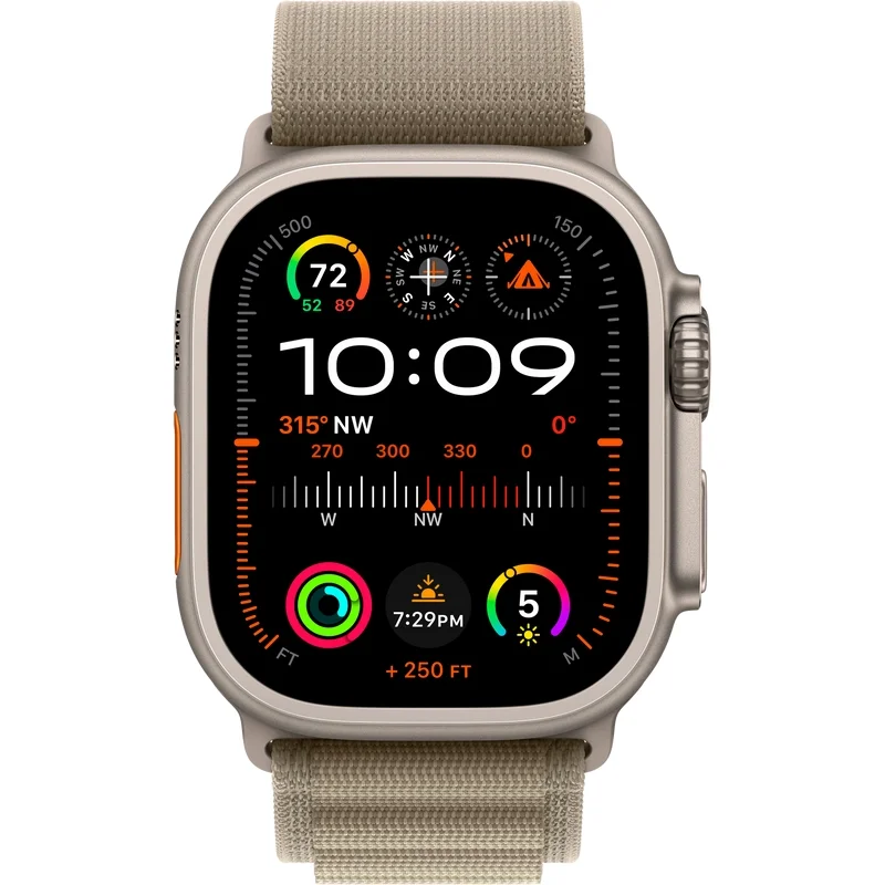 Смарт-часы Apple Watch Ultra 2 GPS + Cellular 49mm MREX3 Olive Alpine Loop — S купить,0