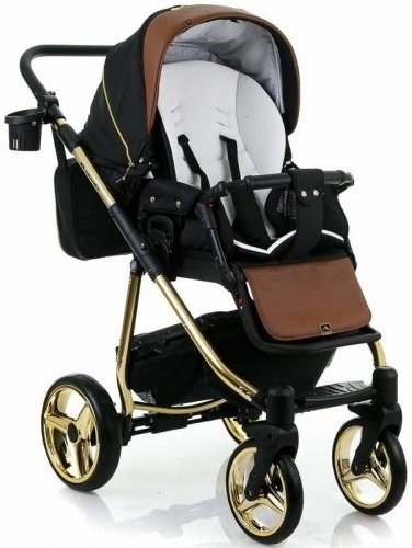 Коляска 2в1 Adamex Reggio Special Edition Y800 Black/Brown купить,NaN