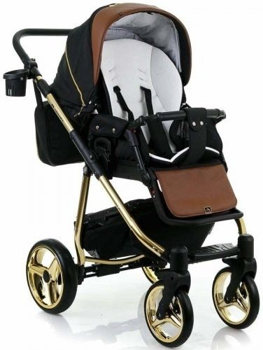 Коляска 2в1 Adamex Reggio Special Edition Y800 Black/Brown купить,NaN
