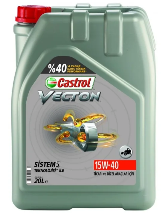 Моторное масло Castrol Vecton 15B823 15W-40 CI-4 E7 20L минеральное дизель