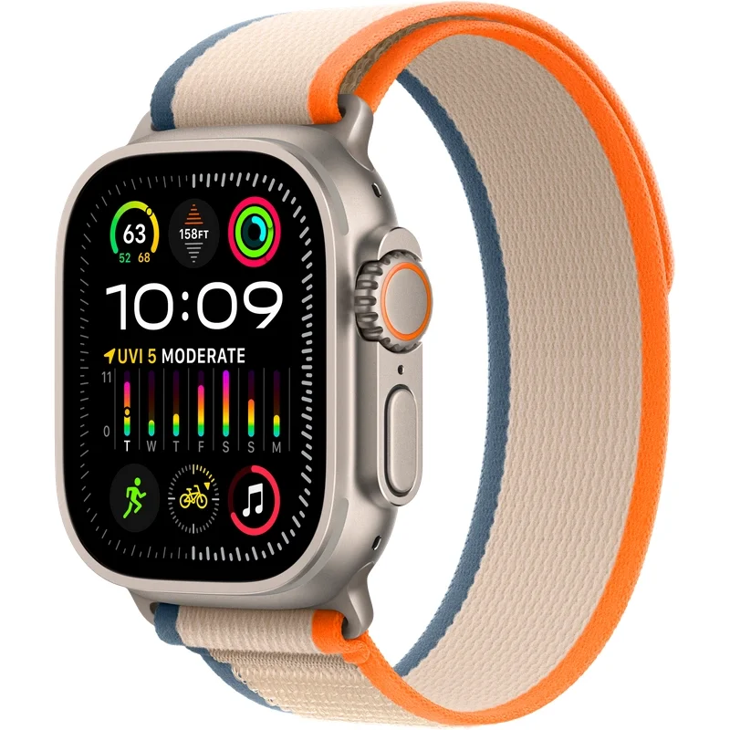 Смарт-часы Apple Watch Ultra 2 GPS + Cellular 49mm MRF13 Orange/Beige Trail Loop — S/M