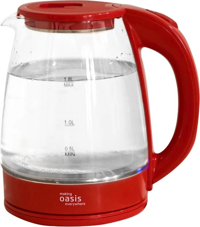 Электрочайник Oasis everywhere K-8GR 1.8 л красный купить,NaN