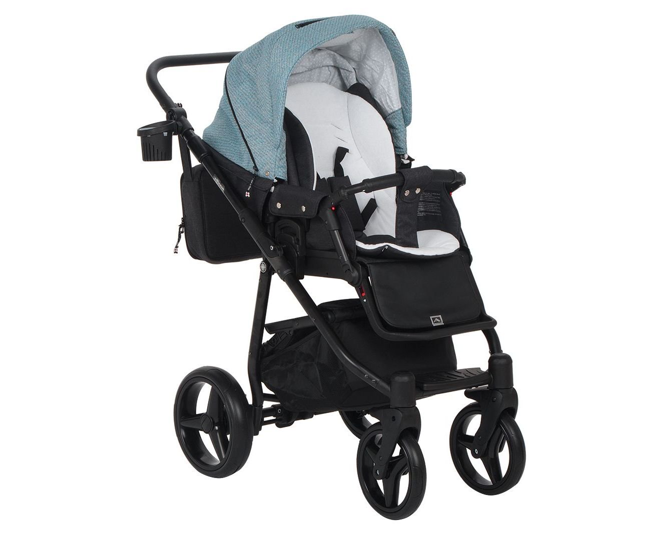 Коляска 2в1 Adamex Reggio Y40 Dark grey/Blue купить,NaN