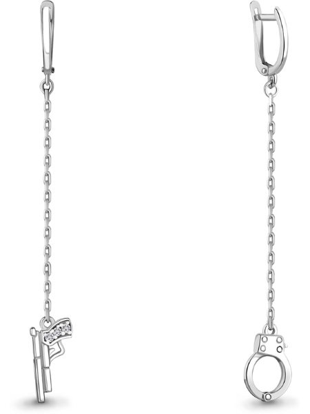 Серьги Aquamarine 48944А  купить,NaN