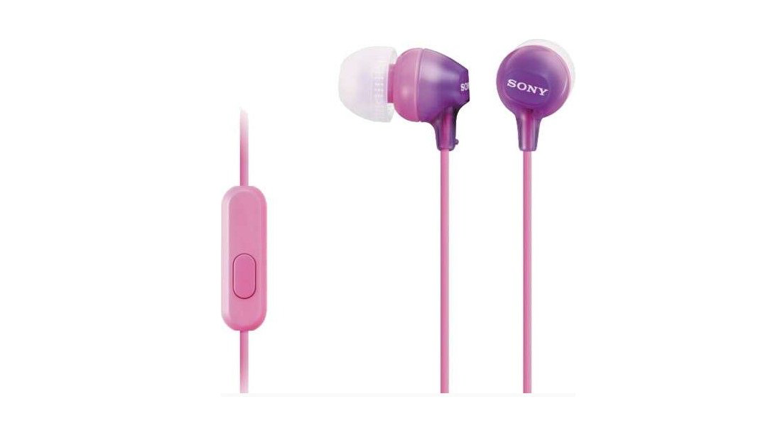 Наушники Sony MDR EX 15 AP фиолетовые купить,NaN