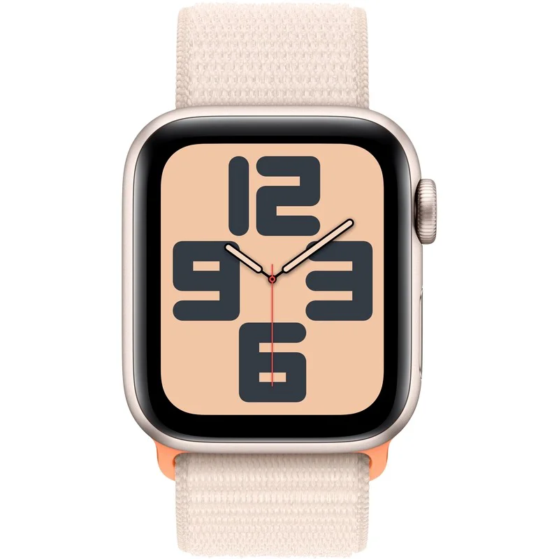 Смарт-часы Apple Watch SE 2023 GPS 40mm MR9W3 Starlight Aluminum Case with Starlight Sport Loop купить,0