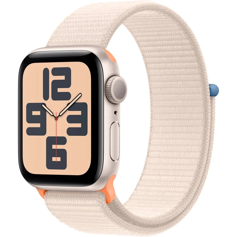 Смарт-часы Apple Watch SE 2023 GPS 40mm MR9W3 Starlight Aluminum Case with Starlight Sport Loop