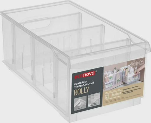 Контейнер Бытпласт Rolly 5,0л 168305129 ММ прозрачный