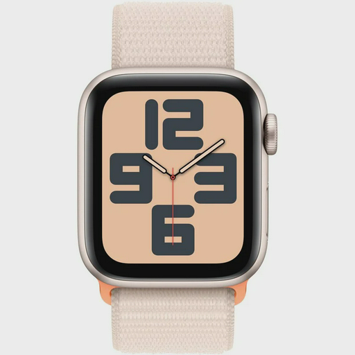 Смарт-часы Apple Watch SE 2023 GPS 40mm MR9W3 Starlight Aluminum Case with Starlight Sport Loop