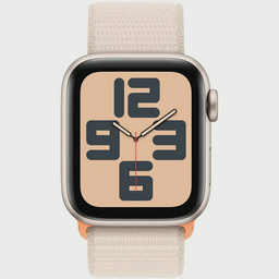 Смарт-часы Apple Watch SE 2023 GPS 40mm MR9W3 Starlight Aluminum Case with Starlight Sport Loop