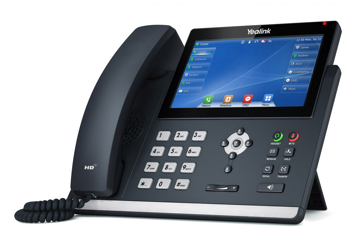 Телефон VoIP Yealink SIP-T48U без БП черный купить,NaN