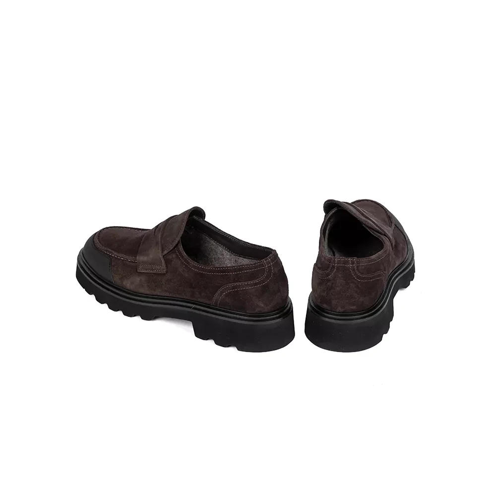 Лоферы Luca Guerrini Gummy Nero Leon Pepe 13290 AL Brown 44 купить,0