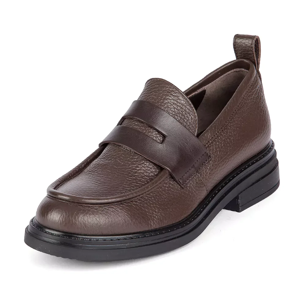 Лоферы Laura Bellariva Vitello Nero 9160 Brown 39