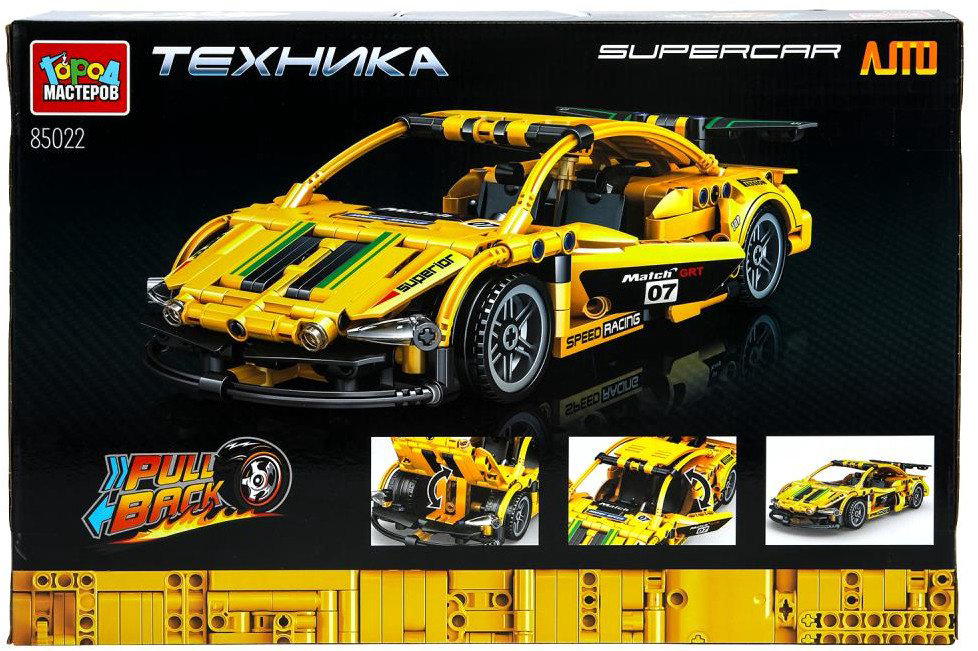Конструктор ГОРОД МАСТЕРОВ Supercar, деталей 472 шт купить,NaN
