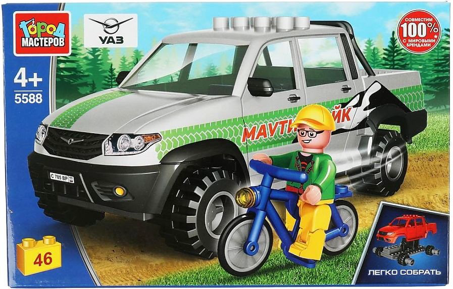 Конструктор ГОРОД МАСТЕРОВ Маутистик, деталей 46 шт купить,NaN