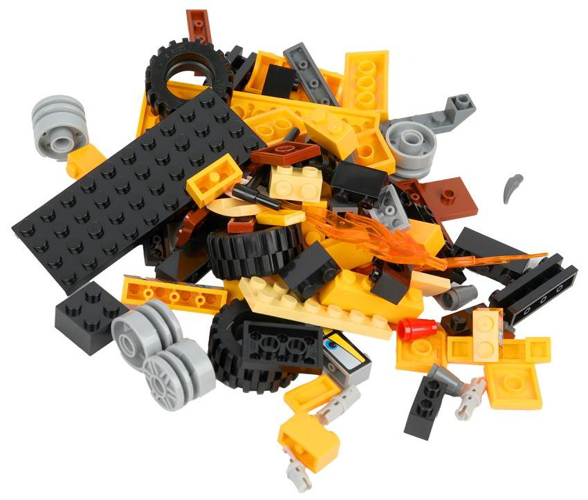 Конструктор ГОРОД МАСТЕРОВ Безумные тачки, деталей 88 шт купить,NaN